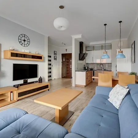Apartment Blue Mandarin Riverside Gdansk